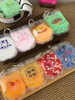 Balle anti-stress artisanale croustillante, sac de pression alimentaire, jouet à presser DIY en forme de dessert, jouet sensoriel super doux à remontée lente, jouet anti-stress ASMR