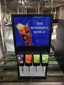 Distributeur de boissons gazeuses, machine à <span class=keywords><strong>cola</strong></span>, trois types de boissons, grande capacité, meilleur prix, peinture noire pour la cuisson - Product Image 6