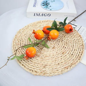 Tige de branche de <span class=keywords><strong>fruit</strong></span> de grenade artificielle de simulation pour la décoration de la maison - Product Image 5