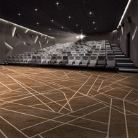 Moquette de luxe 5 étoiles Axminster pour hall d'hôtel, salle de banquet, chambre de luxe, moquette murale en nylon jacquard pour hôtel et banquet
