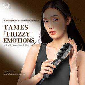 Nouvelle arrivée <span class=keywords><strong>Brosse</strong></span> lissante pour cheveux <span class=keywords><strong>TYMO</strong></span> Ring Ptc Chauffage Lissage rapide des cheveux Coiffage rapide - Product Image 2