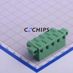 KF2EDGKM-7.62-5P Plug-in Terminal Block P=7.62mm Connector Plug Screw Fixing 1x5P 7.62mm - Product Image 2