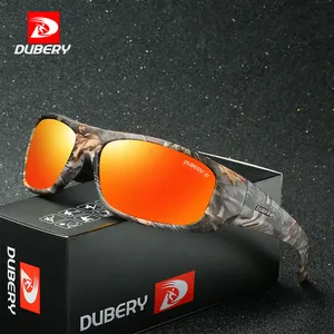 DUBERY Cheap Men's Sport Glasses Polarized Night Vision Sunglasses Men's Retro Male Sun Glass For Men UV400 Shades