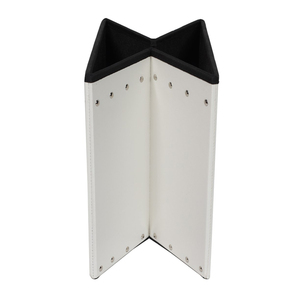 Bailey usine <span class=keywords><strong>prix</strong></span> faux pouf de rangement pliant en cuir - Product Image 4