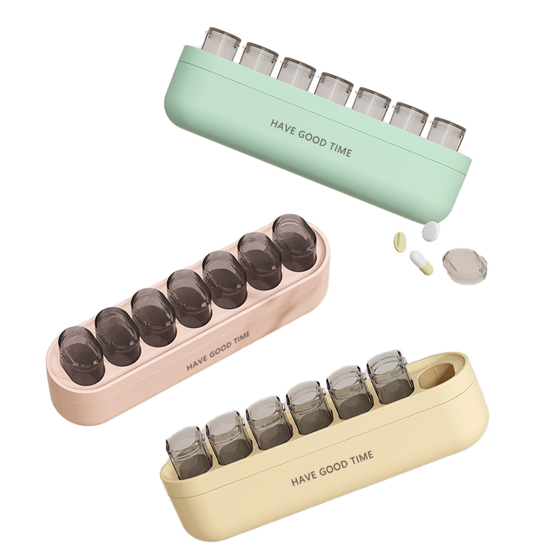 Customizable Plastic Pill Box-Durable & Efficient for Travel Medication Management