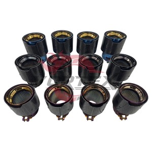 Sistema de Escape Catback con Válvulas de Acero Inoxidable Vortex para BMW F95 X5M F96 X6M 4.4T 2019-2024 con Unidades de Tubos de Escape Cuádruples en Negro Brillante - Product Image 6