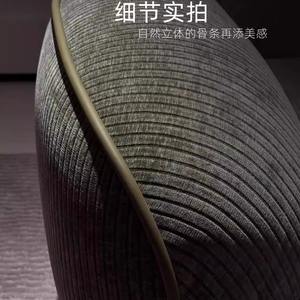 Sofá Snail Semicircular Moderno Minimalista con Respaldo Ajustable, Sofá para Sala de Estar con Relleno de Espuma, para Adultos y Personas Mayores - Product Image 4