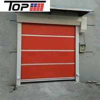 Porte rapide à enroulement flexible en PVC résistant aux chocs pour quai de chargement logistique