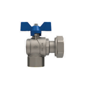 วาล์วบอลแบบสี่เหลี่ยม Evolution รุ่น Female ขนาด 1/2 x 3/4 DN 15 PN 50 สำหรับเติมของเหลว - Product Image 1