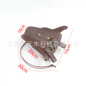 Riñonera Bull Head para Hombre, de PU, Color Marrón y Negro, Monedero Portátil para Uso Diario, Primavera 2025 - Product Image 5