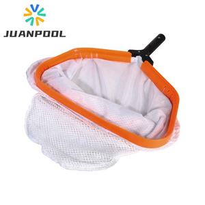 Écumoire de <span class=keywords><strong>piscine</strong></span> filet blanc en plastique utilisé épaissir les fibres acryliques filet blanc en eau profonde râteau à feuilles en plastique pour étang paysager - Product Image 1