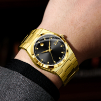 BINBOND 2026 Neues Modell Edelstahl 30M Wasserdicht Präzise Herren Einzigartige Luxus-Uhr Quarz-Armbanduhren für Männer