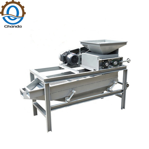QDMECH Máquina de galletas de nueces de alta capacidad Máquina descascaradora y descascaradora de almendras Máquina desgranadora DE ALMENDRAS - Product Image 2