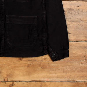 Vintage French Workwear <strong>Jacket</strong> Men's <strong>Chore</strong> <strong>Jackets</strong> Faded Repaired <strong>Black</strong> <strong>Chore</strong> - Product Image 5