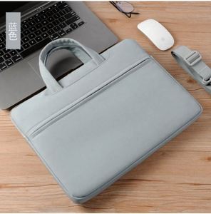 Custom PU <b>Leather</b> <b>Laptop</b> Bag Logo Wholesale Lightweight Waterproof Wear Resistant Travel Briefcase Customized Color Multi-size - Product Image 3