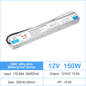 IP67 Waterproof 150W Linear Constant Voltage EMC <b>LED</b> Strip <b>Driver</b> 170-264V AC-DC 12V <b>24V</b> <b>LED</b> Light Box/Signage Power Supply - Product Image 6