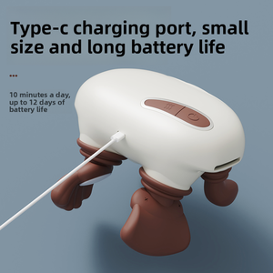 Masajeador Multifuncional para Cuello y Hombros, 3 Velocidades de Amasamiento, Configuración de Calor Dual, Control de Tiempo de 10 Minutos, Enchufe Tipo C para Masaje - Product Image 6