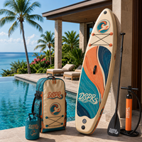 Meilleure Vente 2026 : Planche de Surf EVA 33 Pouces Personnalisable (Couleur & Motif) pour Lacs et Rivières