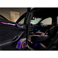 Tira Decorativa para Lámpara de Ambiente Ford Focus, Iluminación Interior Automotriz, Anillo Luminoso para Bocina, Luz Ambiental