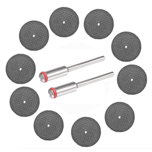 30 pièces de disques de coupe diamantés ensemble de lames de scie à métaux HCS Mini lame de scie circulaire pour outils rotatifs <span class=keywords><strong>Dremel</strong></span> meules à tronçonner en résine diamant - Product Image 2