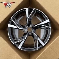 Rines Forjados de 17-18 Pulgadas para Autos de Pasajeros, Rines JDM de 5 Radios, 5X100 5X114.3, Rines de Aleación para AUDI A4 A5 A6 RS4 RS6 Q3 Q5 Q7