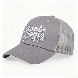 Casquette de camionneur en maille personnalisable avec broderie, 6 panneaux, en velours gaufré, fermeture snapback, design vierge, pour adulte, mode et sport - Product Image 3