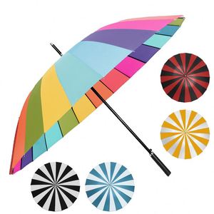 Colorful Large Golf Windproof Golf UV Protection <b>Outdoor</b> Sunshade High Quality <b>Umbrella</b> for Adult - Product Image 4