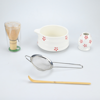 Bol à matcha unique en céramique, mignon, fournisseur chinois, fouet à matcha en bambou, cuillère à matcha avec boîte