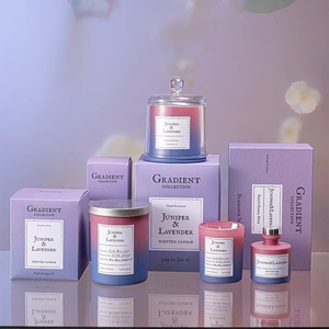 เทียนหอมสำหรับตก<span class=keywords><strong>แต่ง</strong></span>บ้านแบบไล่ระดับสีพร้อมกล่องของขวัญ - Product Image 5