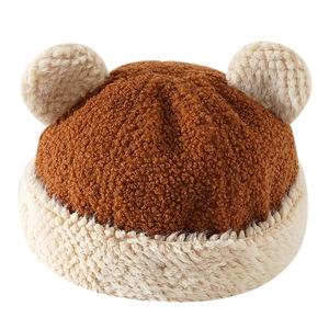 2023 hiver Doker casquette pour garçons mignons bébés drôle <span class=keywords><strong>Ski</strong></span> enfants chapeau d'hiver avec ours oreille chasseur Animal thème sans bord pour la scène sportive - Product Image 5