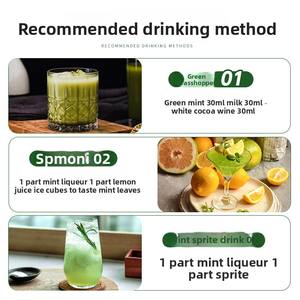 Bulk Wholesale 700mL 16% ABV Ice <strong>Mint</strong> <strong>Liqueur</strong> | Premium Herbal <strong>Liqueur</strong> in 12 Bottles for B2B &amp; Cross-Border Trade - Product Image 2