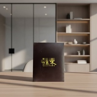 Carpeta de Documentos de Papel Kraft Personalizada con Logotipo Impreso, Bolsa de Archivo A4 para Oficina, Portafolio de Almacenamiento para Promoción Empresarial