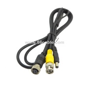 Conector de Cable de 4 Pines a DC BNC RCA para Cámara de Vehículo DVR
