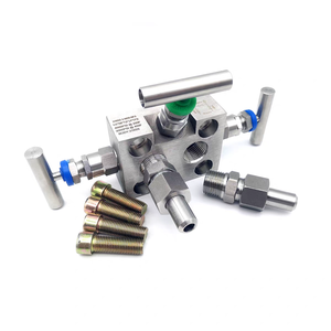 Guter Preis Instrument 3 Verteiler ventil Block Entlüftung ventil 1/2 NPT 6000psi Edelstahl Hochdruck 3-Wege-Ventilverteiler - Product Image 3