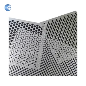 Decorative micro perforated galvanized steel metal sheet with square holes