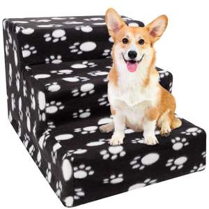 Rarlon Pet Doggy Steps Soporta hasta 50 Lbs antideslizante 3 escalones Escaleras para mascotas - Product Image 4