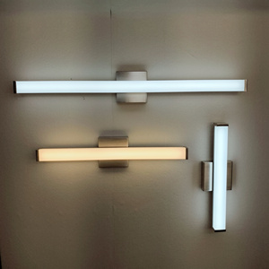 Long Chrome Salle De Bains Dimmable <span class=keywords><strong>Miroir</strong></span> Lampe Décorative Moderne Bain <span class=keywords><strong>LED</strong></span> Applique Murale 5CCT - Product Image 4