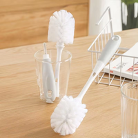Sal sikat botol susu bayi 31*6 cm, alat cuci gagang piring dapur multifungsi aman tidak beracun