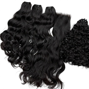 Fournisseurs de cheveux vietnamiens Cheveux raides naturels sans nœuds ni perte 100% cheveux Remy Meilleurs lots de tissages capillaires - Product Image 1