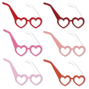 Gafas 3D de Papel con Forma de Corazón para el Día de San Valentín, Accesorios Decorativos Divertidos para Fiestas - Product Image 3