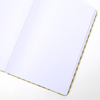 Carnet à couverture rigide d'inspiration vintage en tissu de lin naturel avec 80 feuilles de papier épais pour l'écriture – Commande en gros