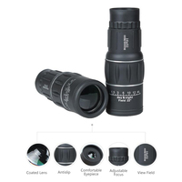 Personalizado 16x52 Dual Focus Optics Zoom Monocular Portátil 66m/8000M 18,5mm Telescopio para Observación de Aves Caza Escalada Casual