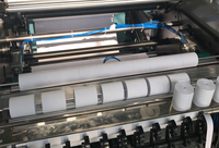 Machine à découper le papier thermique POS à grande vitesse 150 m/min, machine à découper le papier de caisse enregistreuse, machine à découper les rouleaux de papier thermique