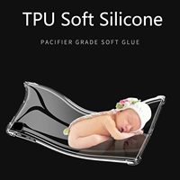 Casing Tablet Transparan Jernih untuk Redmi Pad 2 11 Inch 2025, Anti Jatuh Empat Sudut, TPU Silikon, Pelindung Anti Benturan