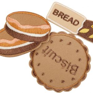 Parche bordado autoadhesivo con diseño de pastel, galleta, postre y comida, estilo 'Sweet Girl', para decoración de fundas de teléfono y bolsos - Product Image 2