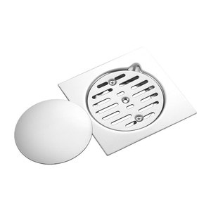 Rejilla de drenaje de suelo cuadrada moderna de 100 mm para baño y ducha con filtro anticorrosión para <span class=keywords><strong>lavadora</strong></span> - Product Image 2