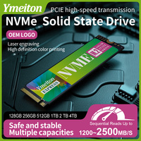 SSD M.2 NVME PCIE 3.0 Ymeiton Mixed Speed NVME3.0 2280 128GB 256GB PCIE3.0 untuk Laptop Internal Solid State Disk Menggunakan Chip Bekas
