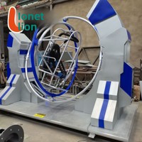 Équipement d'amusement à anneau roulant tridimensionnel, équipement d'entraînement anti-vertige pour musées scientifiques populaires, intérieur/extérieur