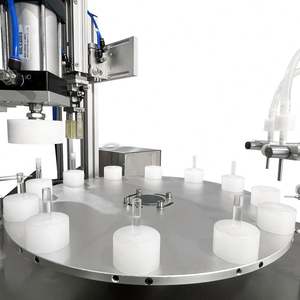 เครื่องบรรจุและปิดฝาอัตโนมัติแบบโต๊ะหมุน ใช้ได้กับน้ำหอม น้ำมันหอมระเหย เครื่องสำอาง สเปรย์ น้ำยาบ้วนปาก ไวน์ และผลิตภัณฑ์อื่นๆ - Product Image 3