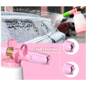 Nueva Lanza de Espuma Rosa para Lavado de Autos, Pistola de Espuma de Alta Presión, Recipiente para Espuma, Herramientas de Limpieza de Autos - Product Image 4